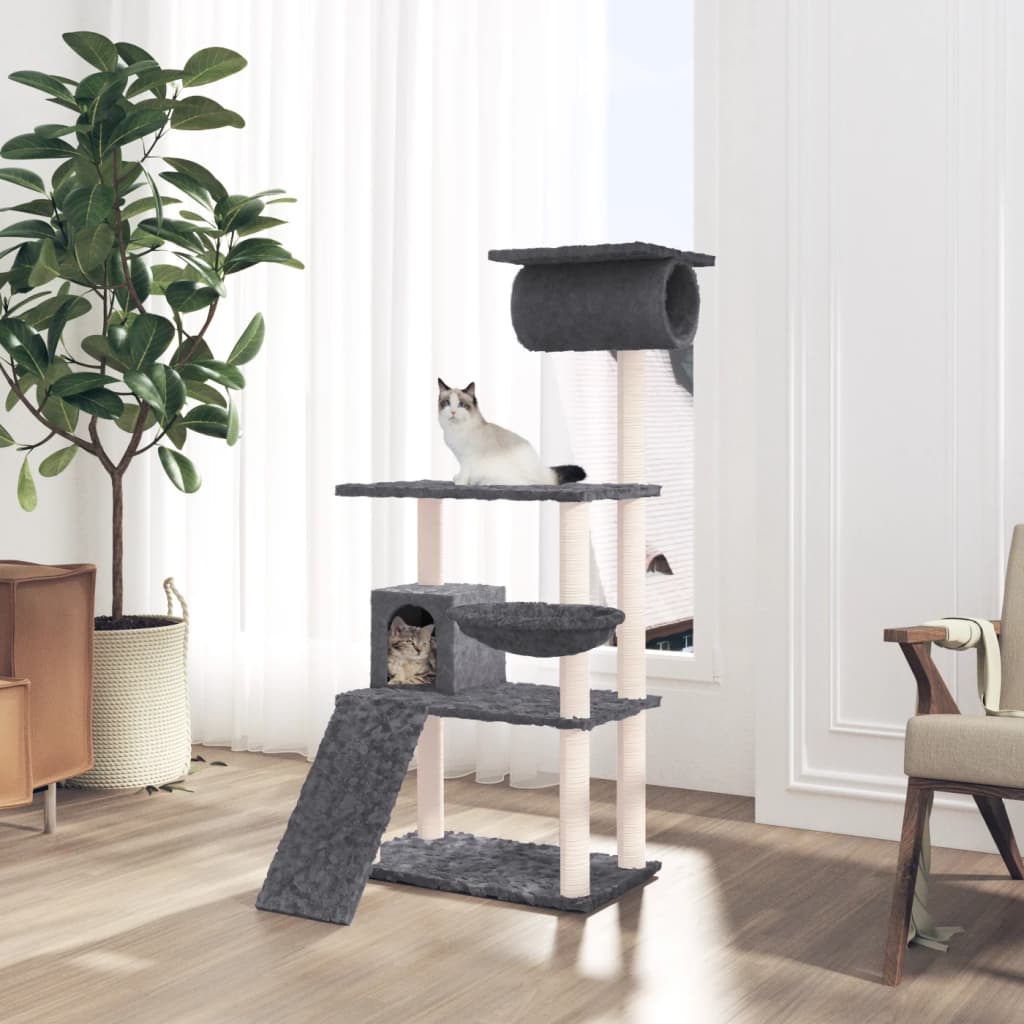 Kattenmeubel Met Sisal Krabpalen 131 Cm