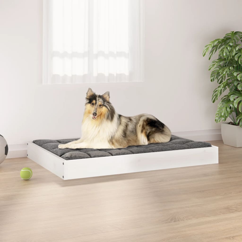 Hondenmand 61,5X49X9 Cm Massief Grenenhout