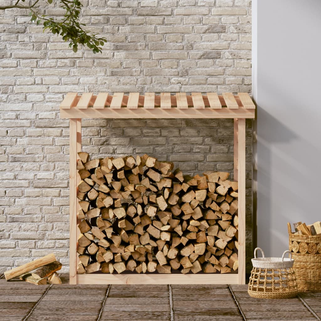 Haardhoutrek 108X64,5X110 Cm Massief Grenenhout