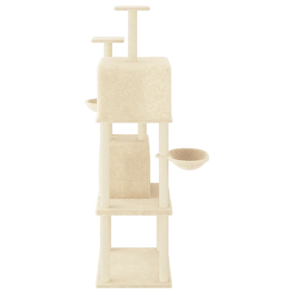 Kattenmeubel Met Sisal Krabpalen 180 Cm Kleurig