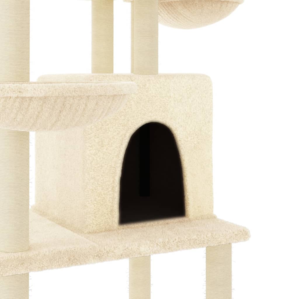 Kattenmeubel Met Sisal Krabpalen 180 Cm Kleurig