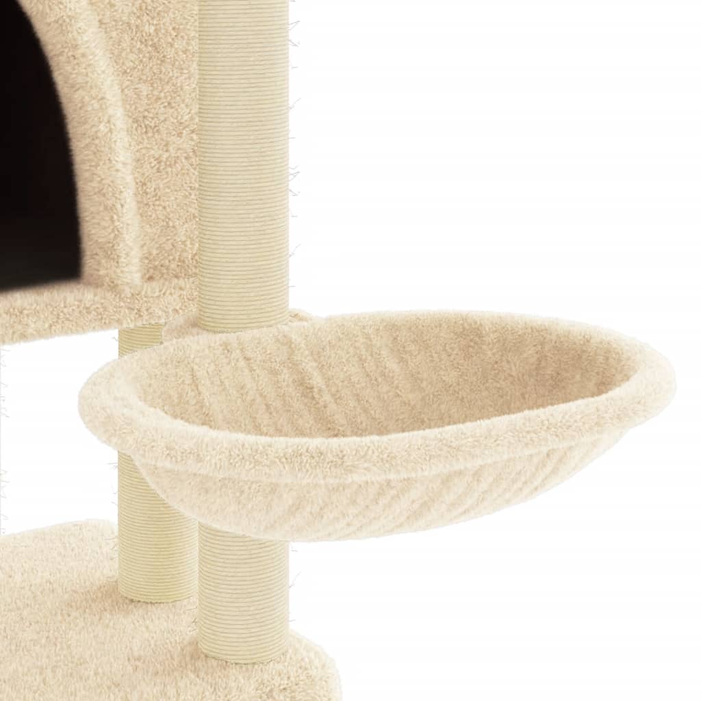 Kattenmeubel Met Sisal Krabpalen 180 Cm Kleurig