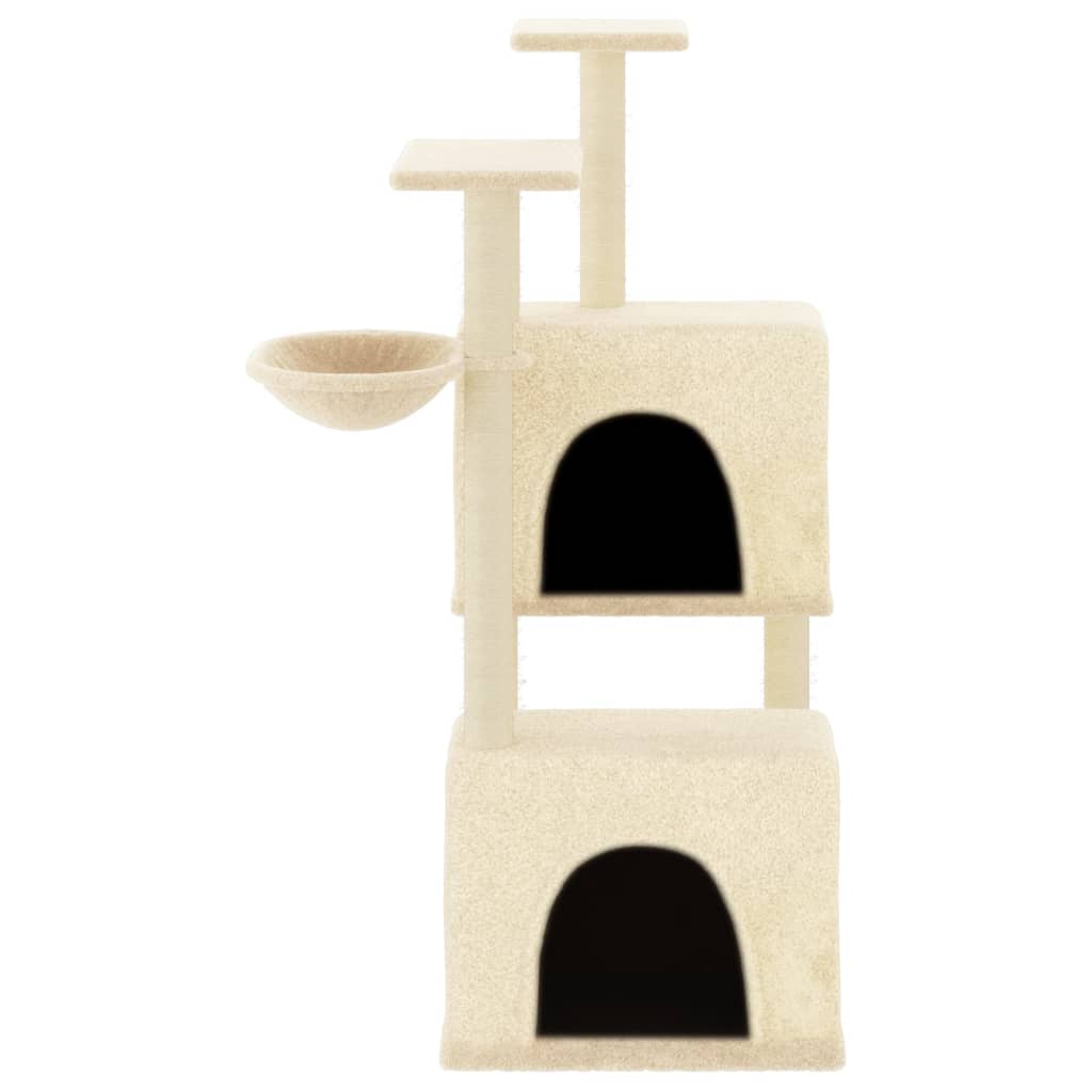Kattenmeubel Met Sisal Krabpalen 122 Cm Kleurig