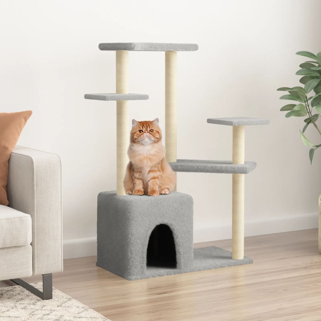 Kattenmeubel Met Sisal Krabpalen 107,5 Cm