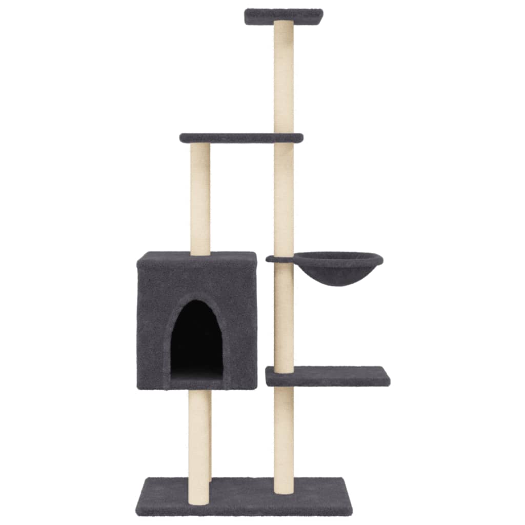 Kattenmeubel Met Sisal Krabpalen 145 Cm