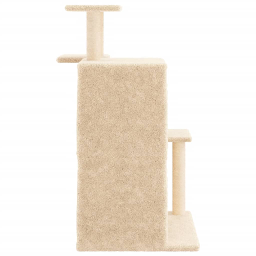 Kattenmeubel Met Sisal Krabpalen 97 Cm Kleurig