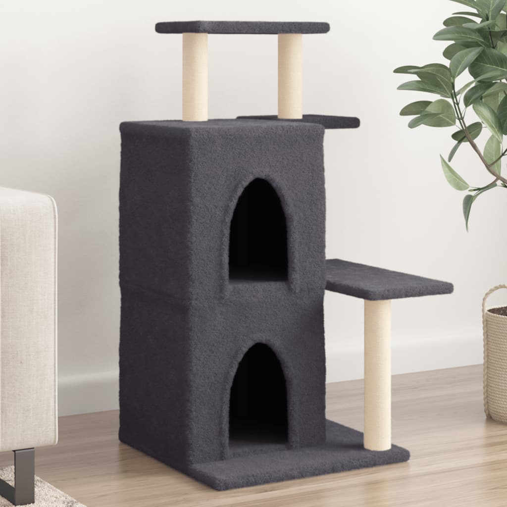 Kattenmeubel Met Sisal Krabpalen 97 Cm Kleurig