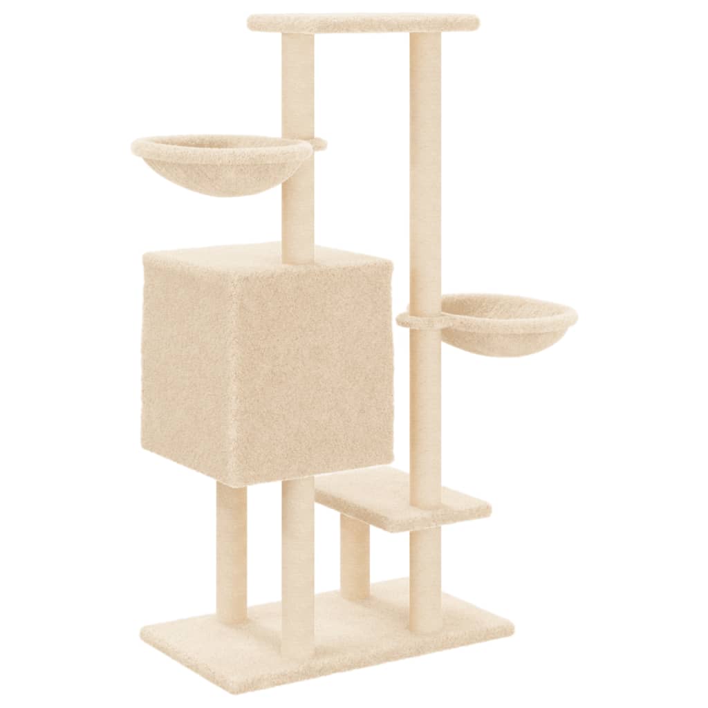 Kattenmeubel Met Sisal Krabpalen 117 Cm Kleurig