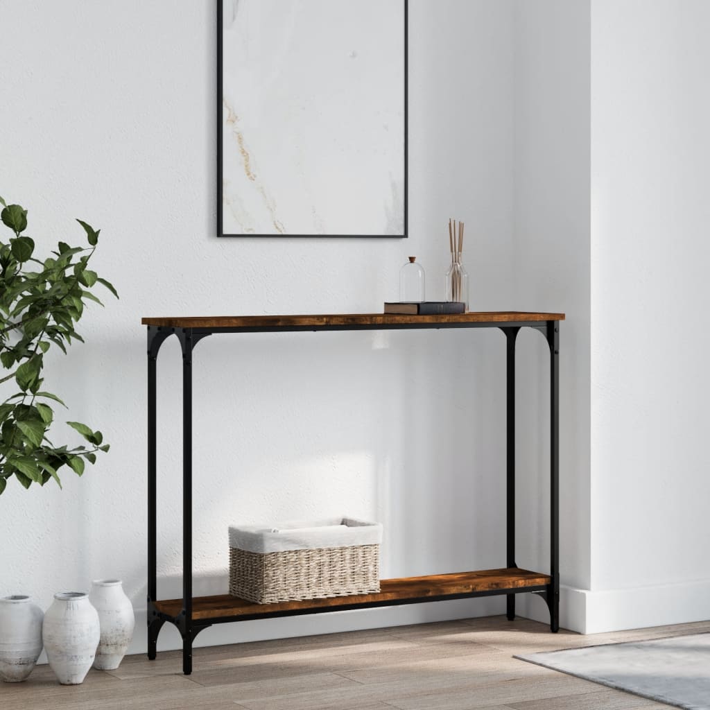 Wandtafel 100X22,5X75 Cm Bewerkt Hout Eikenkleurig