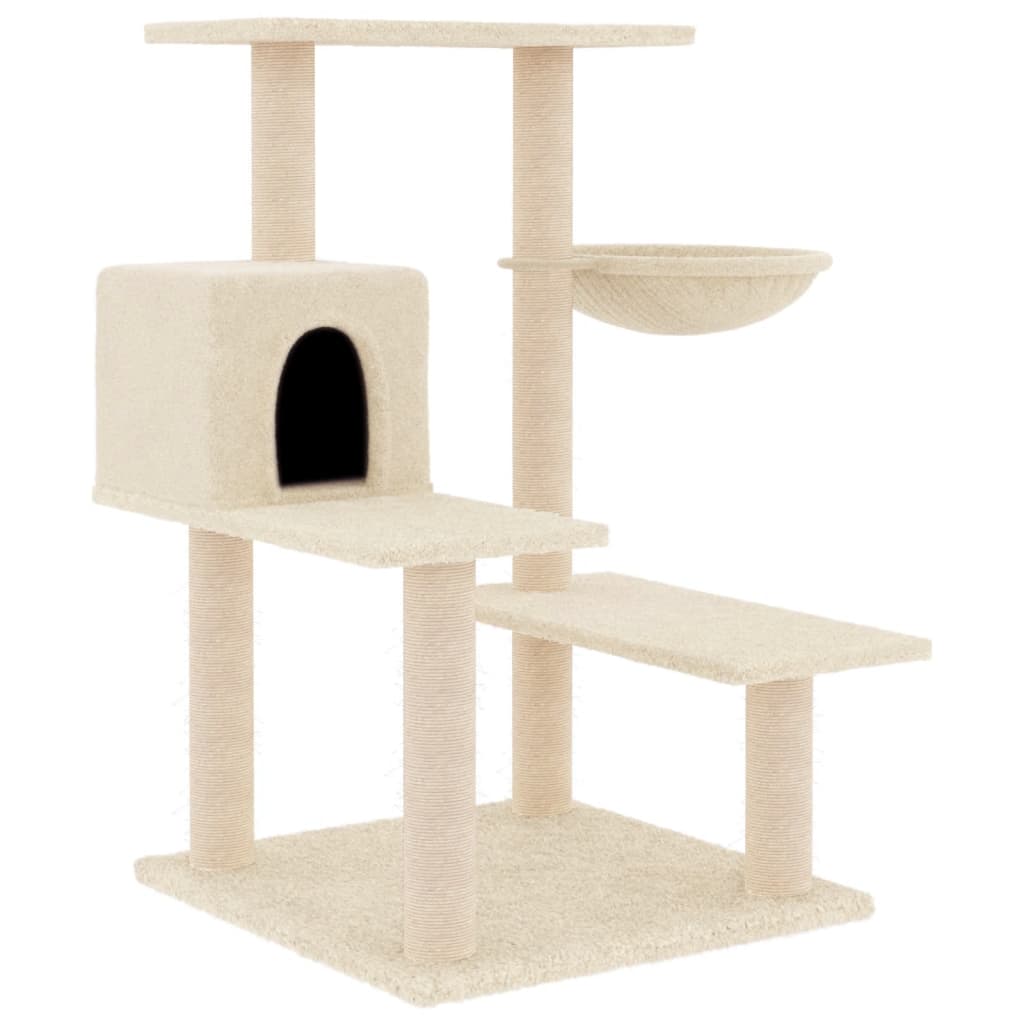 Kattenmeubel Met Sisal Krabpalen 82,5 Cm Kleurig