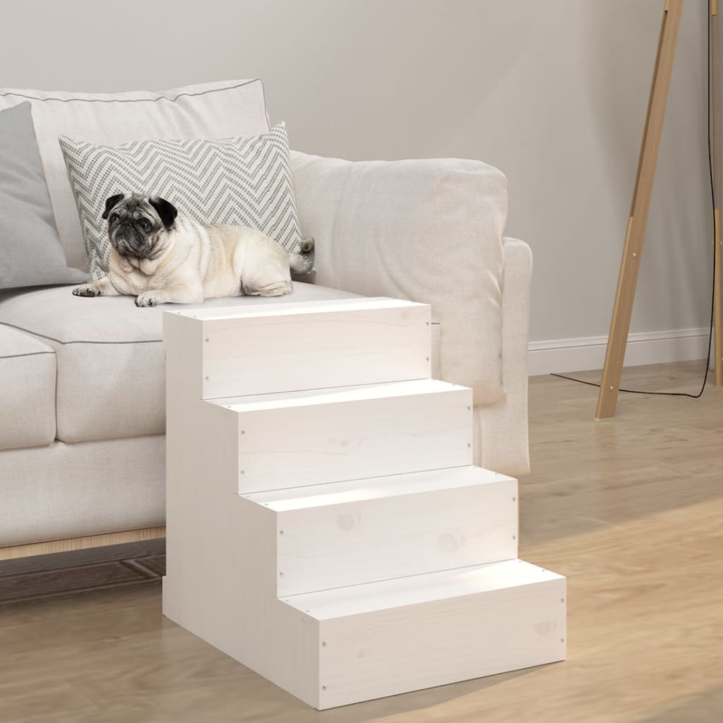 Huisdierentrap Massief Grenenhout