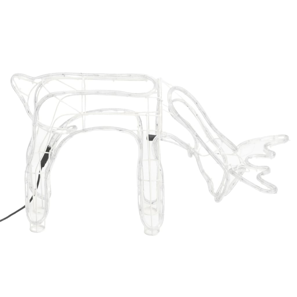 Kerstverlichting Rendieren 2 St 73X31X45 Cm Koudwit