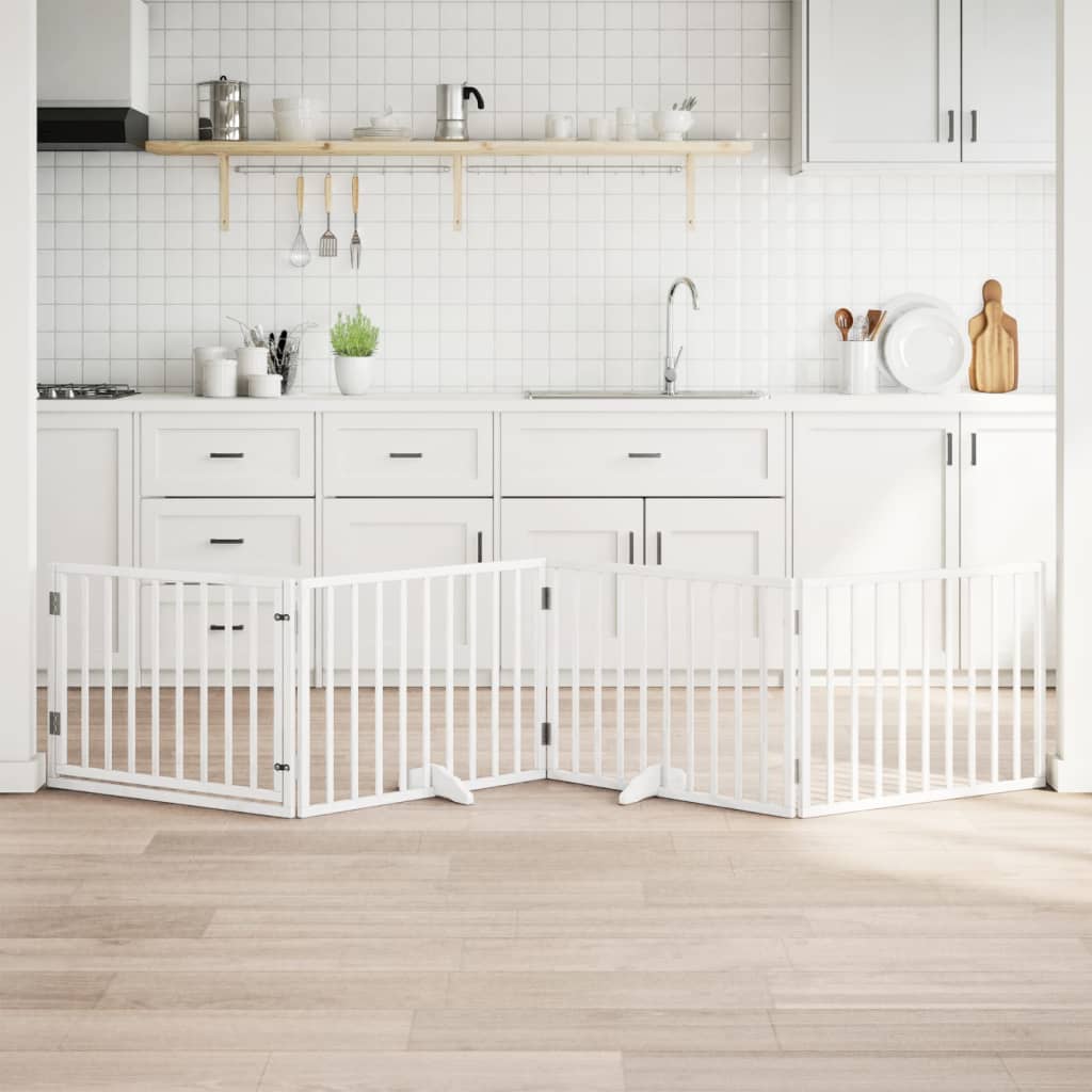 Hondenhek Opvouwbaar 2 Panelen 160 Cm Populierenhout