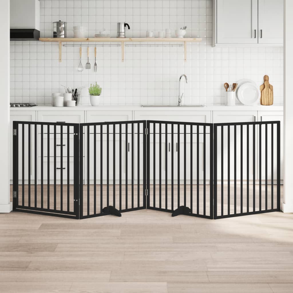 Hondenhek Opvouwbaar 2 Panelen 160 Cm Populierenhout