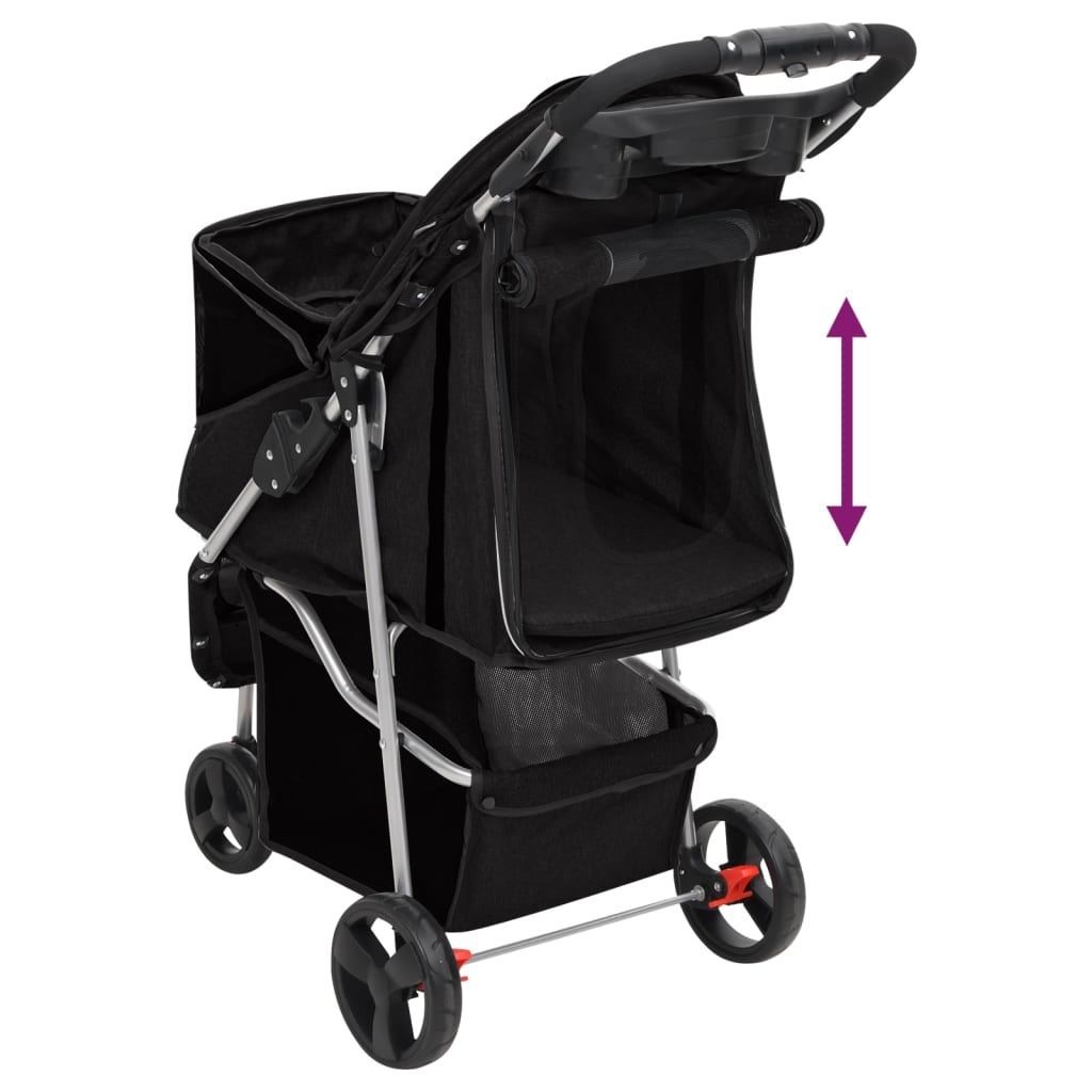 Hondenwagen Inklapbaar 80X46X98 Cm Oxford Stof