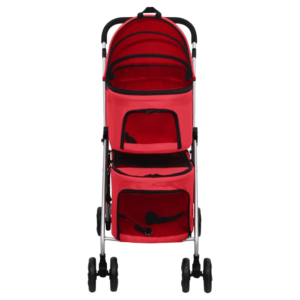 Hondenwagen 2-Laags Inklapbaar 83X48X97 Cm Oxford Stof