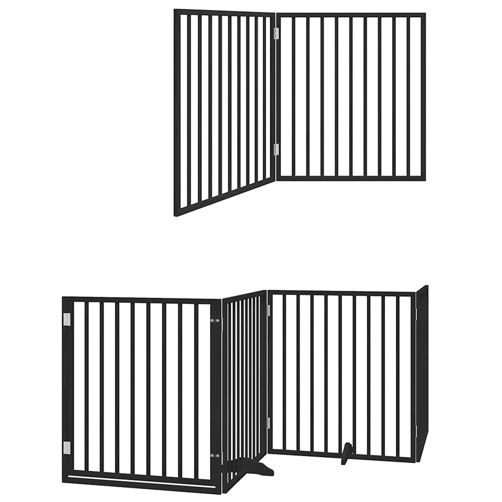 Hondenhek Inklapbaar 8 Panelen 640 Cm Populierenhout