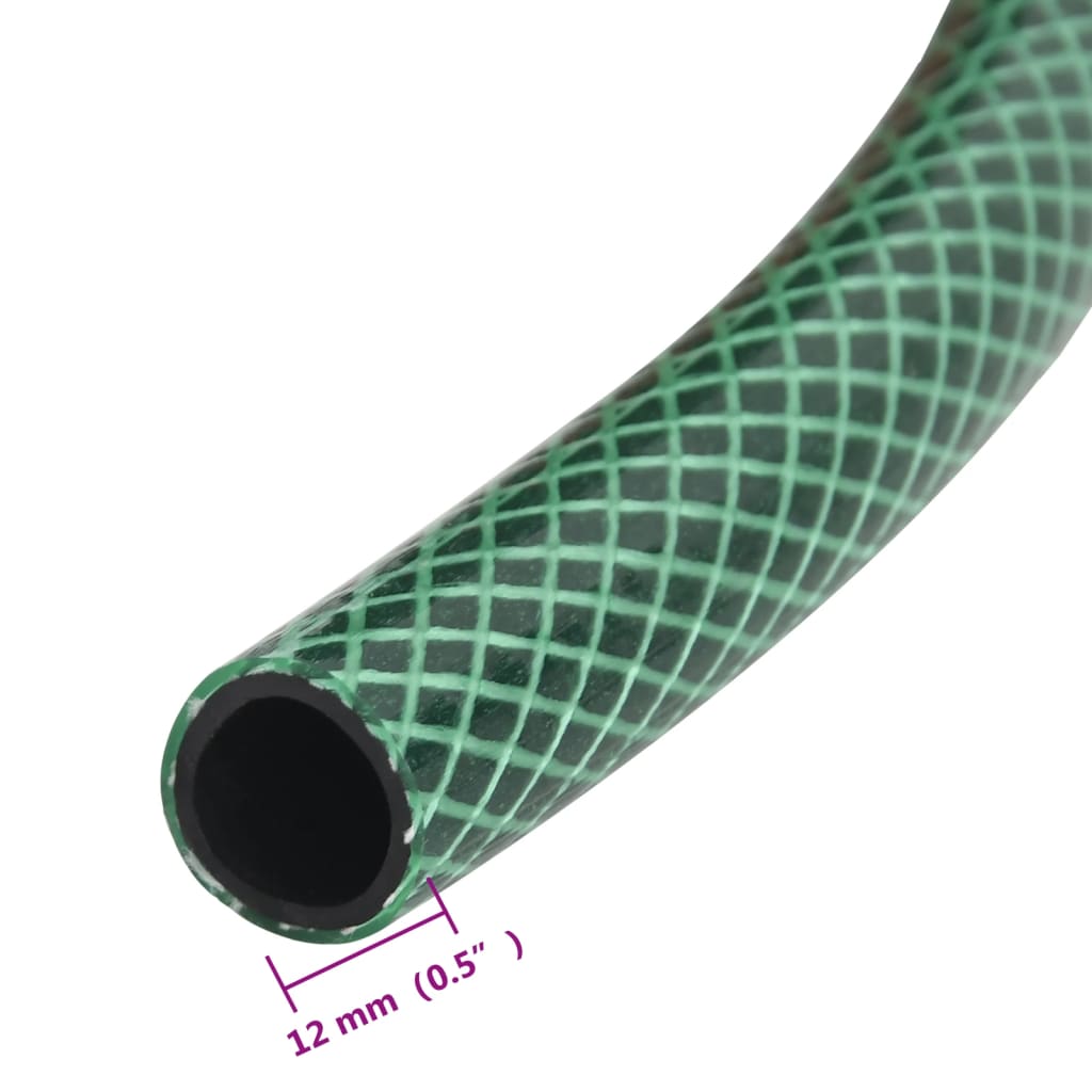 Tuinslang Met Koppelingsset 0,5'' 20 M Pvc Groen