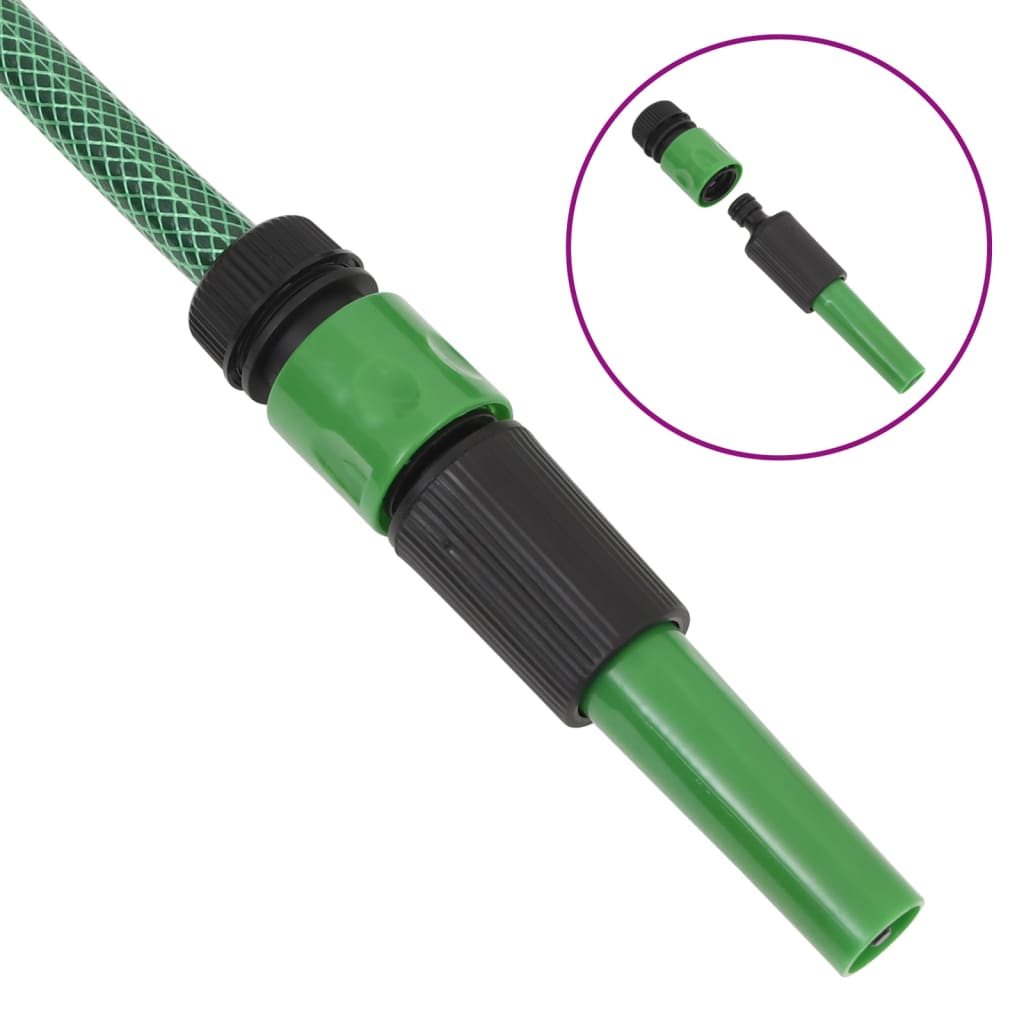 Tuinslang Met Koppelingsset 0,5'' 20 M Pvc Groen