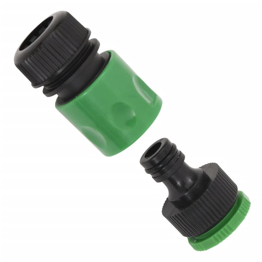 Tuinslang Met Koppelingsset 0,5'' 20 M Pvc Groen
