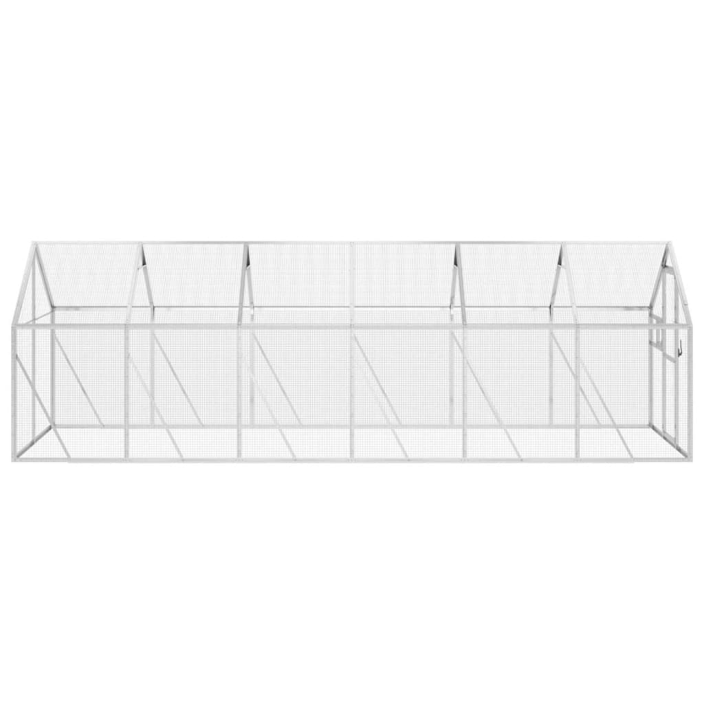 Volière 1,79X6X1,85 M Aluminium Kleurig