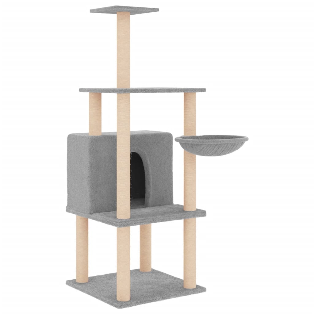 Kattenmeubel Met Sisal Krabpalen 132 Cm
