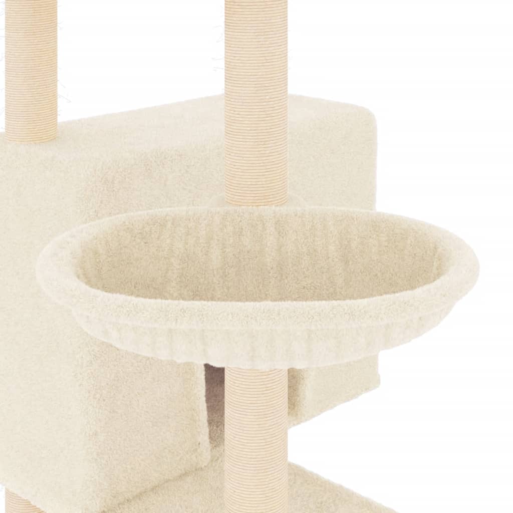 Kattenmeubel Met Sisal Krabpalen 143 Cm Kleurig