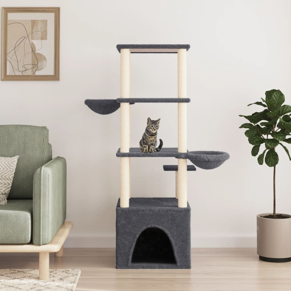 Kattenmeubel Met Sisal Krabpalen 147 Cm