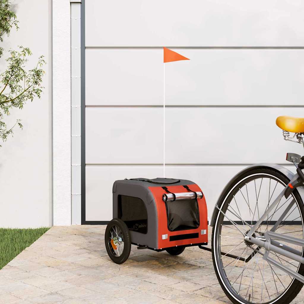 Hondenfietstrailer Oxford Stof En Ijzer