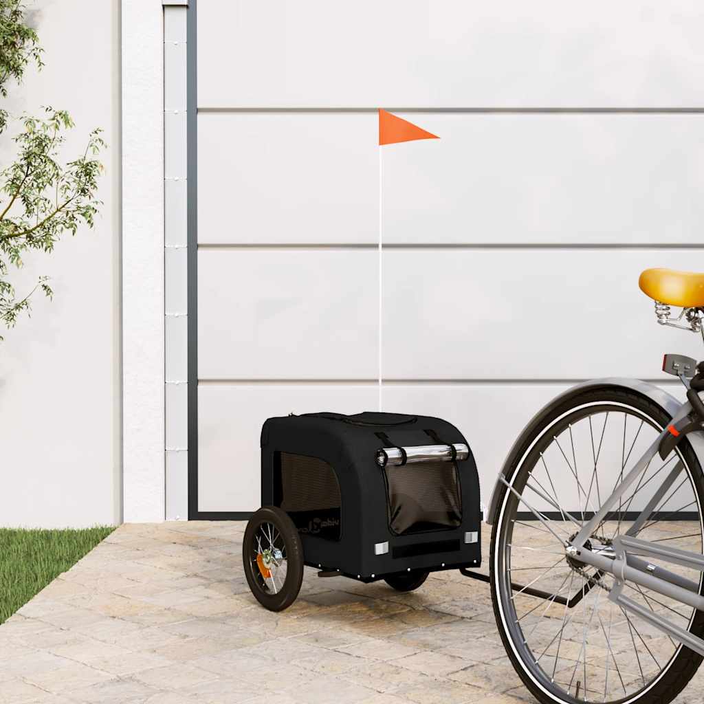 Hondenfietstrailer Oxford Stof En Ijzer