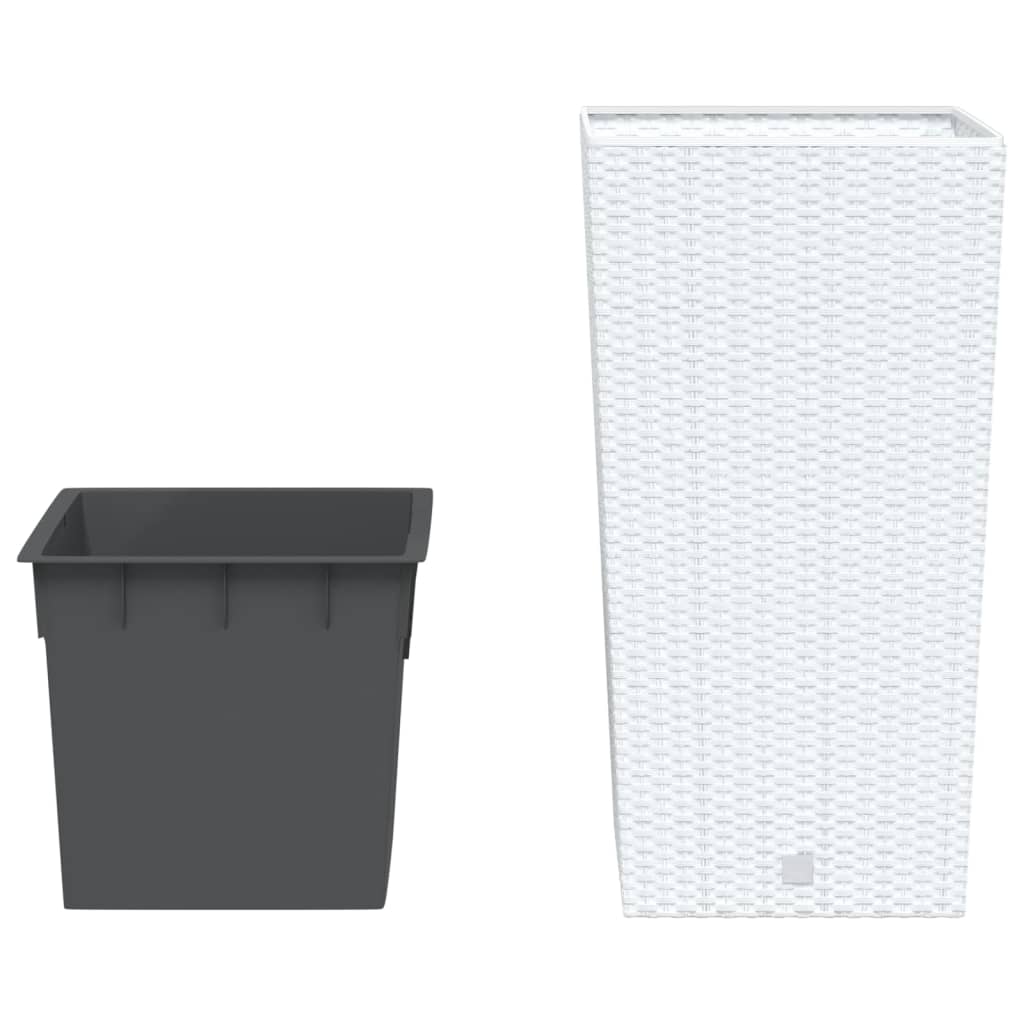 Plantenbak Met Uitneembare Bak Rattan-Look 21/ Pp