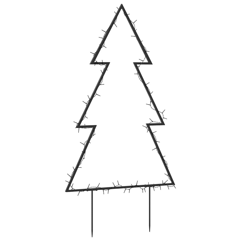 Kerstverlichting Kerstboom Met Grondpinnen 80 Led's 60 Cm