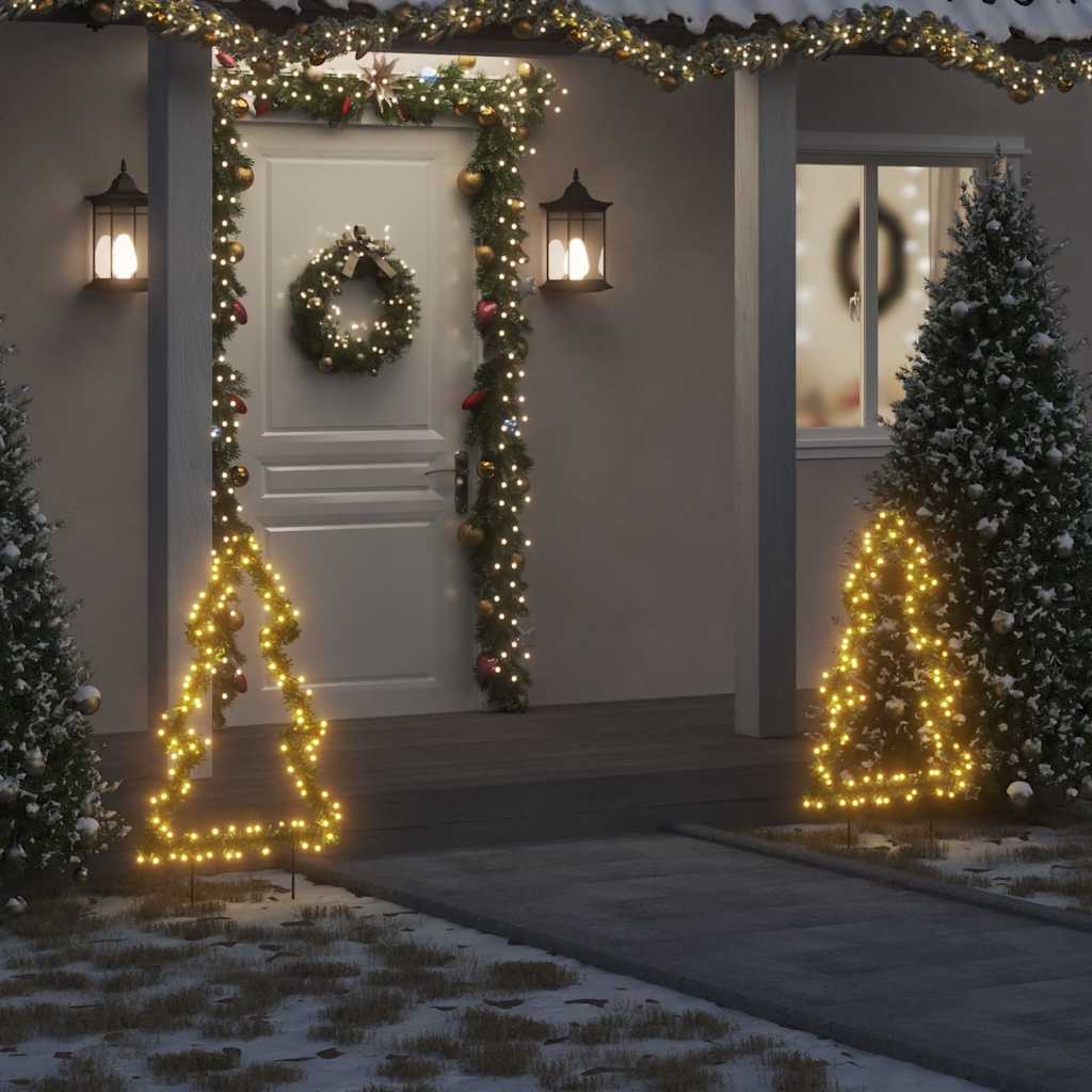 Kerstverlichting Kerstboom Met Grondpinnen 50 Led's 30 Cm
