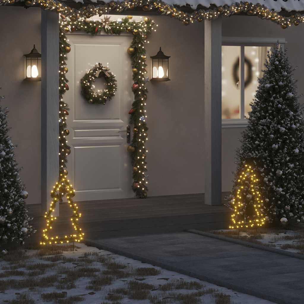 Kerstverlichting Kerstboom Met Grondpinnen 50 Led's 30 Cm