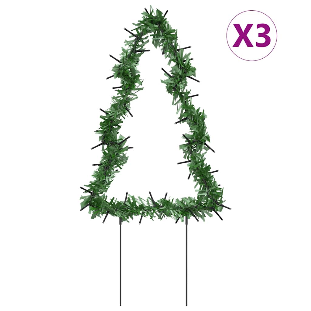 Kerstverlichting Kerstboom Met Grondpinnen 50 Led's 30 Cm