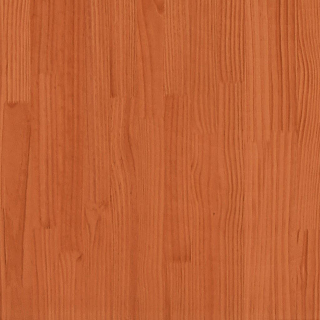 Houtblokhouder 108X52X106 Cm Massief Grenenhout Wasbruin