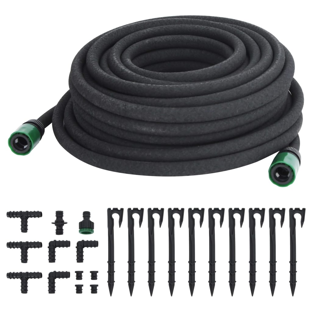 Druppelslang 0,6'' Rubber Zwart