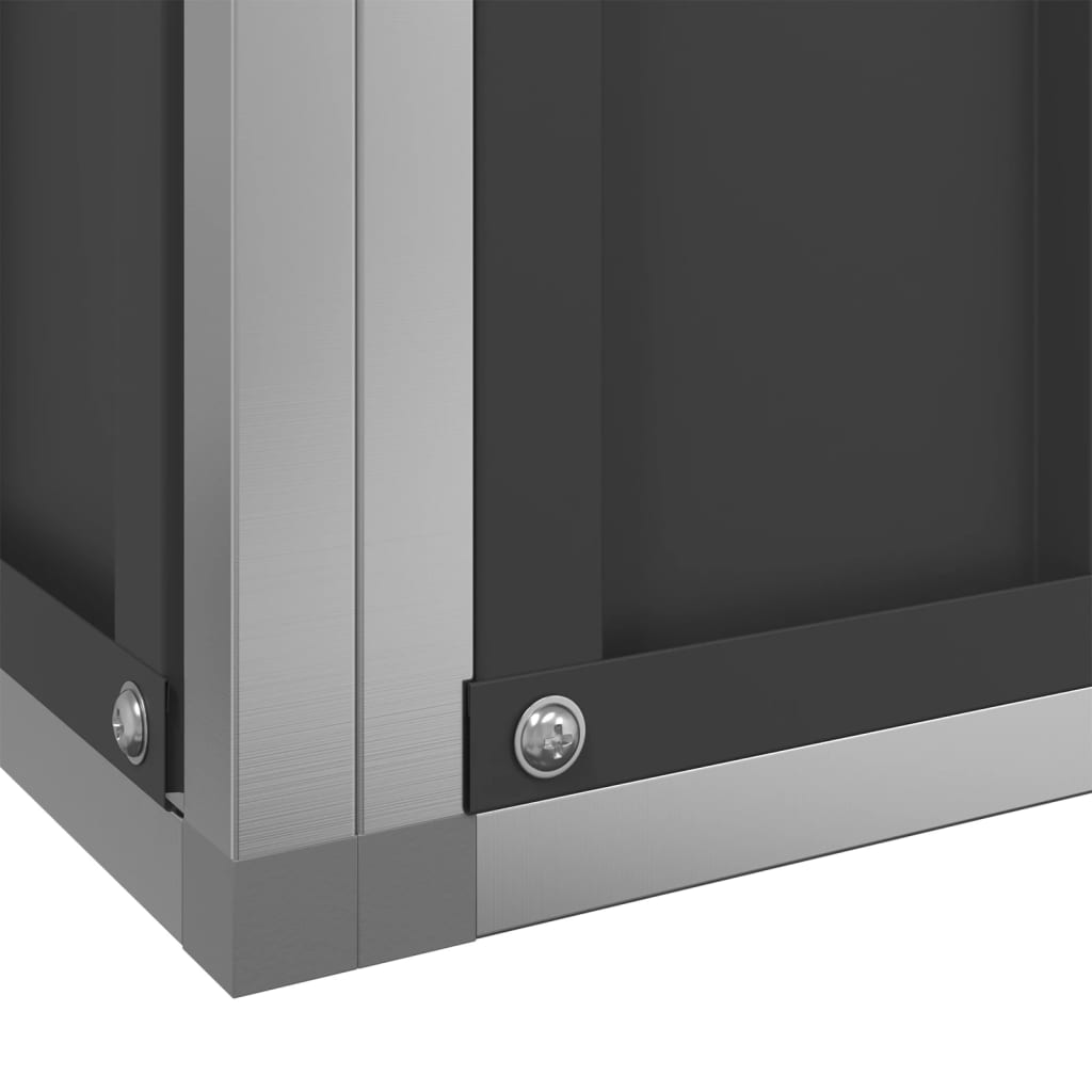 Volière Met Verlengstuk 1042,5X107X212 M Staal Zilverkleurig