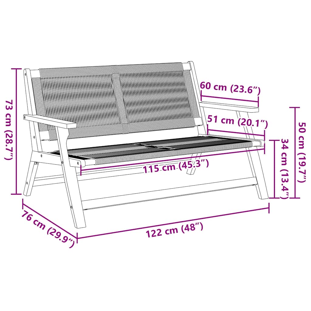Tuin Relax Massief Acaciahout