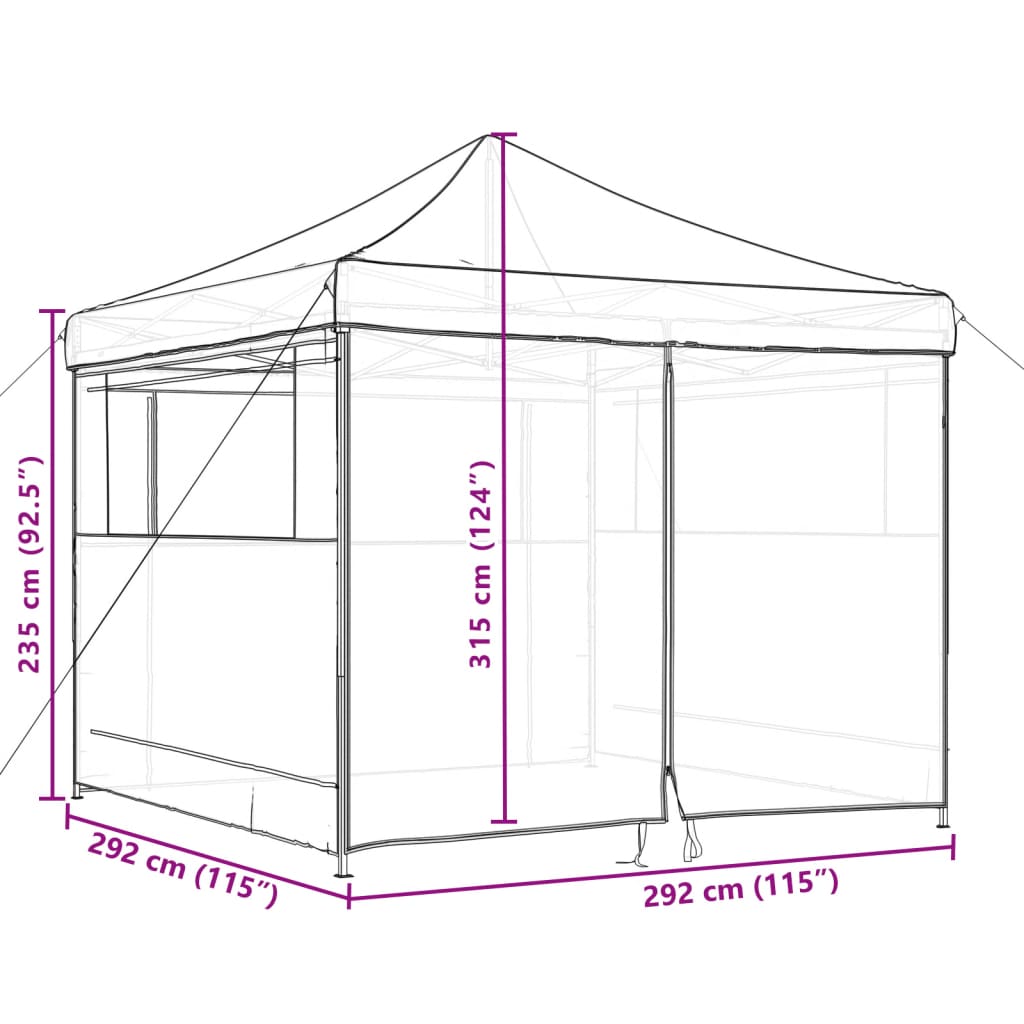 Partytent Inklapbaar Pop-Up