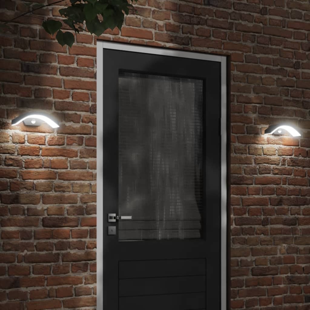 Buitenwandlamp Led Met Sensors Gegoten Aluminium