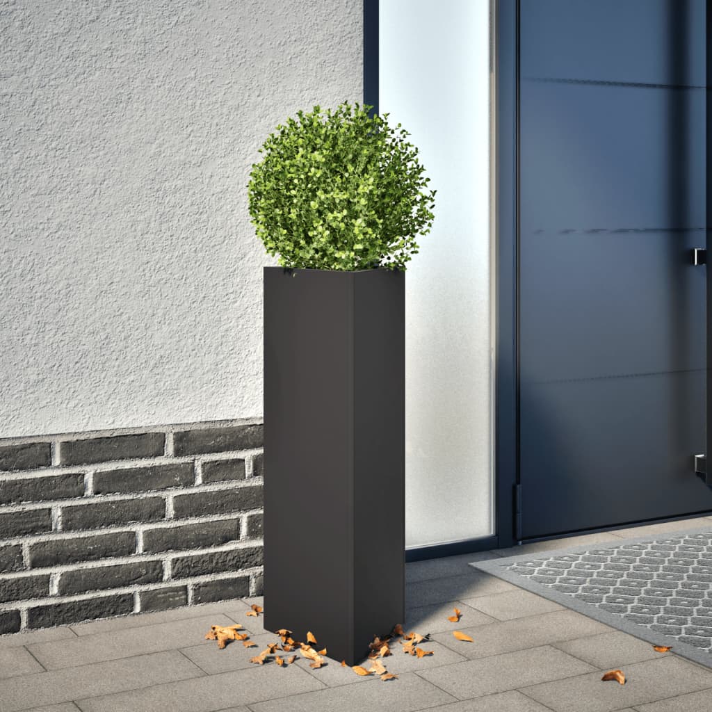 Plantenbakken Driehoek Staal Zwart
