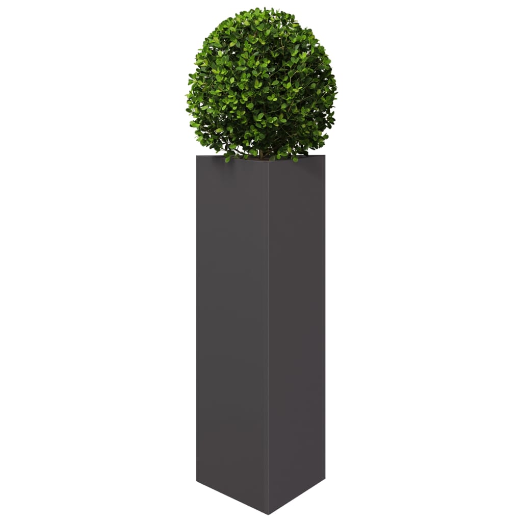 Plantenbakken Driehoek Staal Zwart