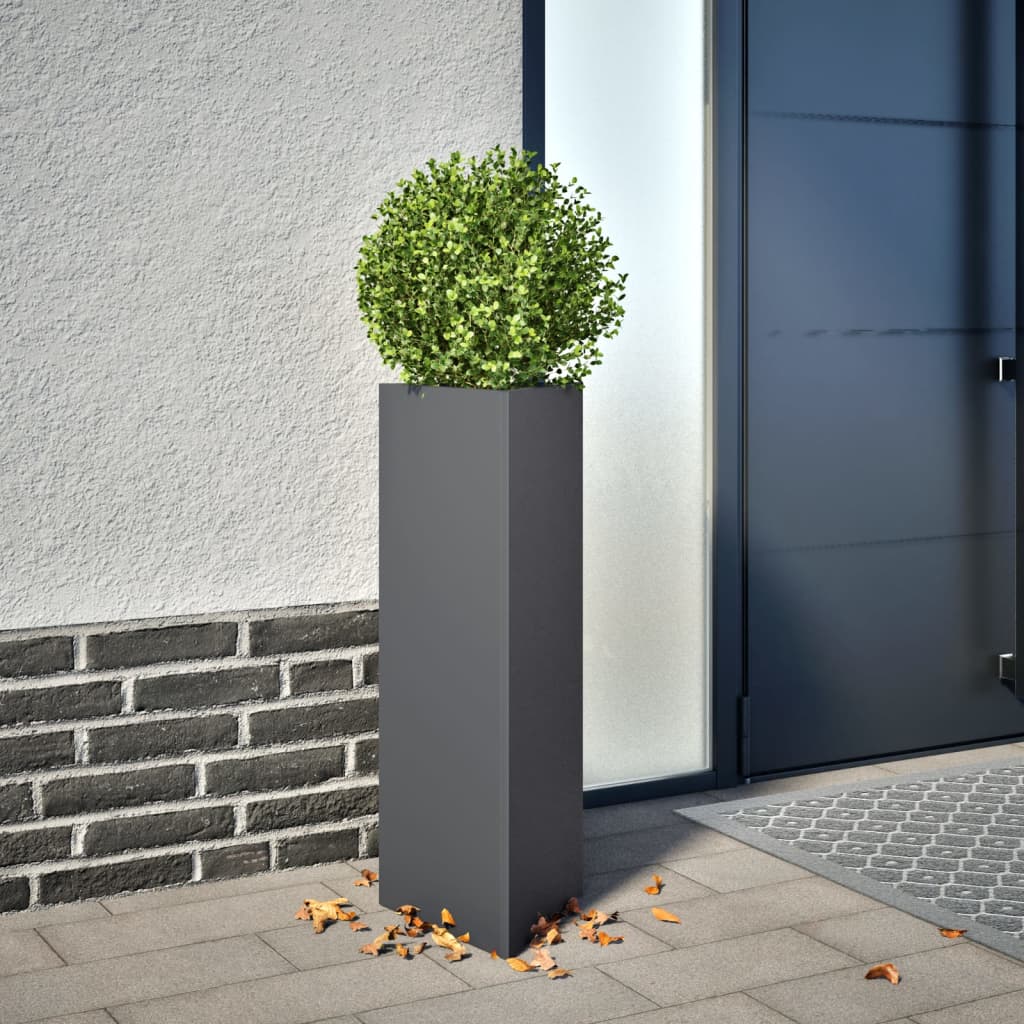 Plantenbakken Driehoek Staal Zwart