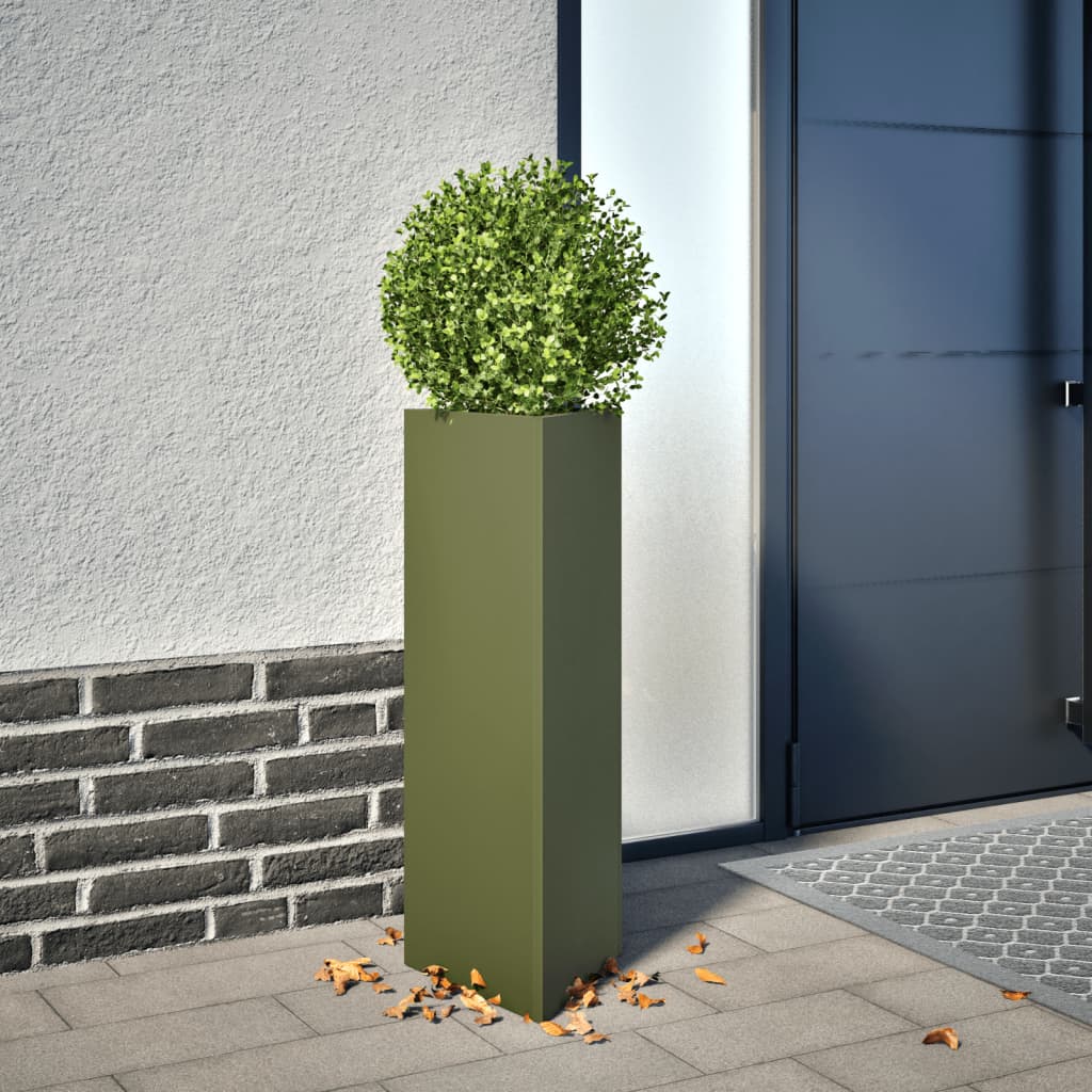 Plantenbakken Driehoek Staal Zwart