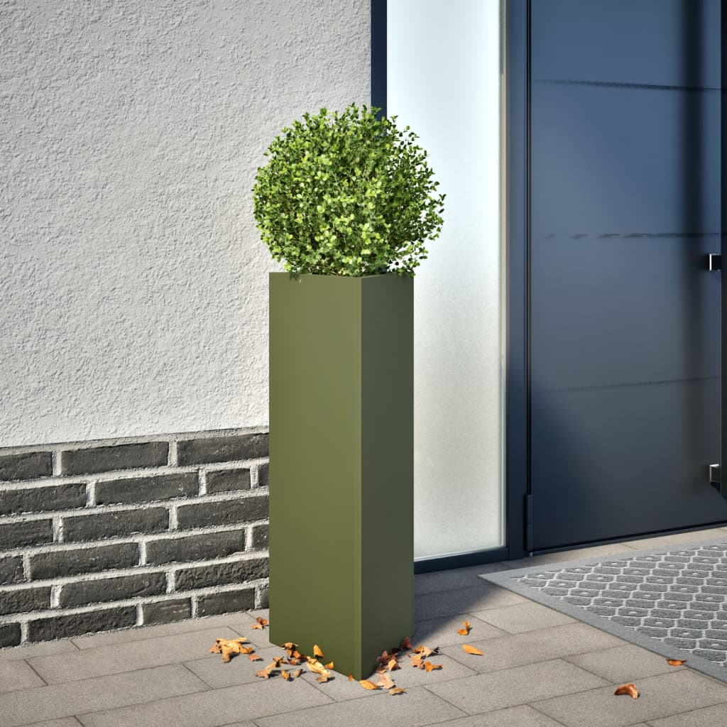Plantenbakken Driehoek Staal Zwart