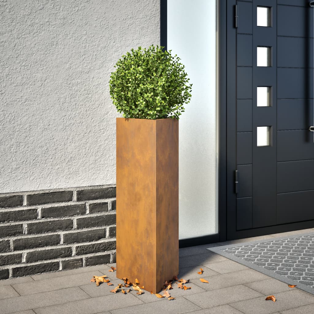 Plantenbakken Driehoek Staal Zwart
