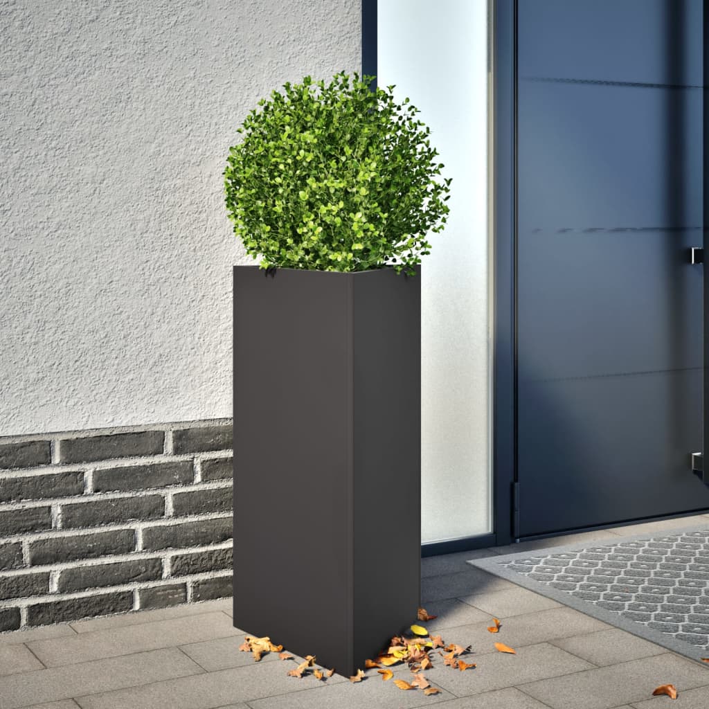 Plantenbakken Driehoek Staal Zwart