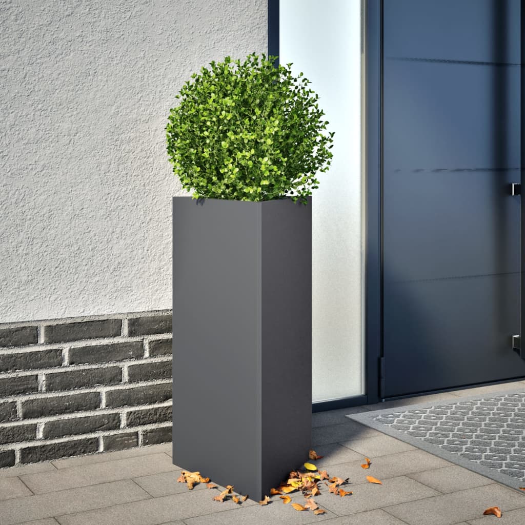 Plantenbakken Driehoek Staal Zwart