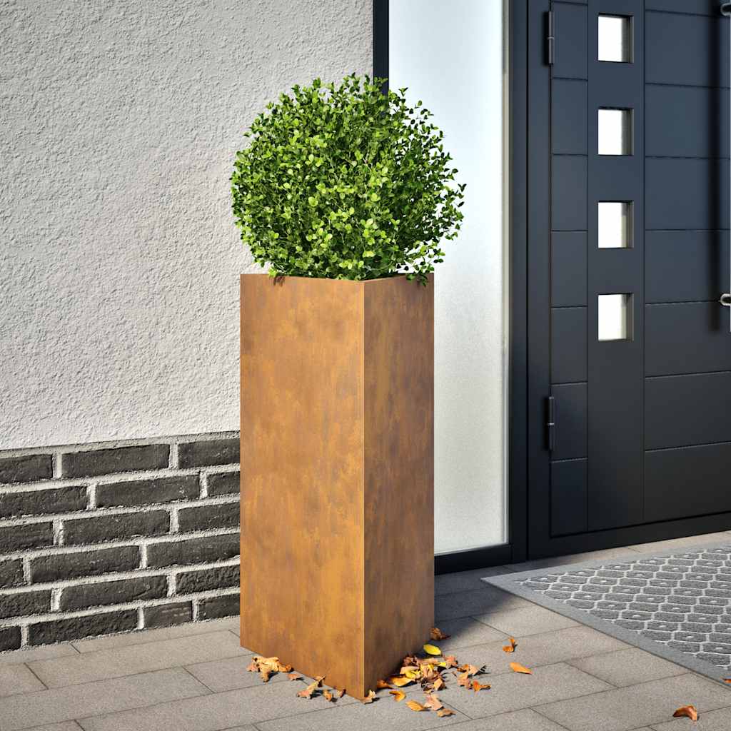 Plantenbakken Driehoek Staal Zwart
